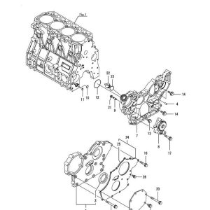 2. Nắp hộp bánh răng