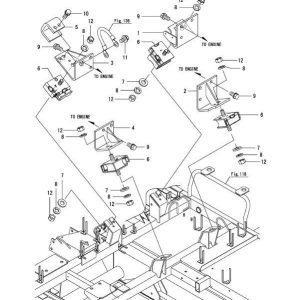 3. Giá đỡ động cơ
