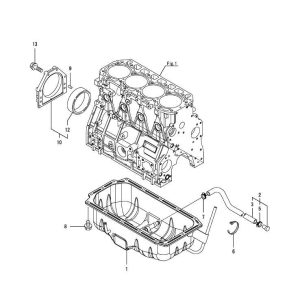 3. Máng dầu, cacte nhớt