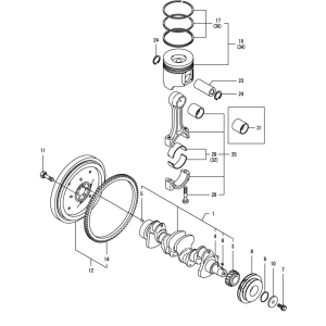 9. Trục khuỷu, Piston